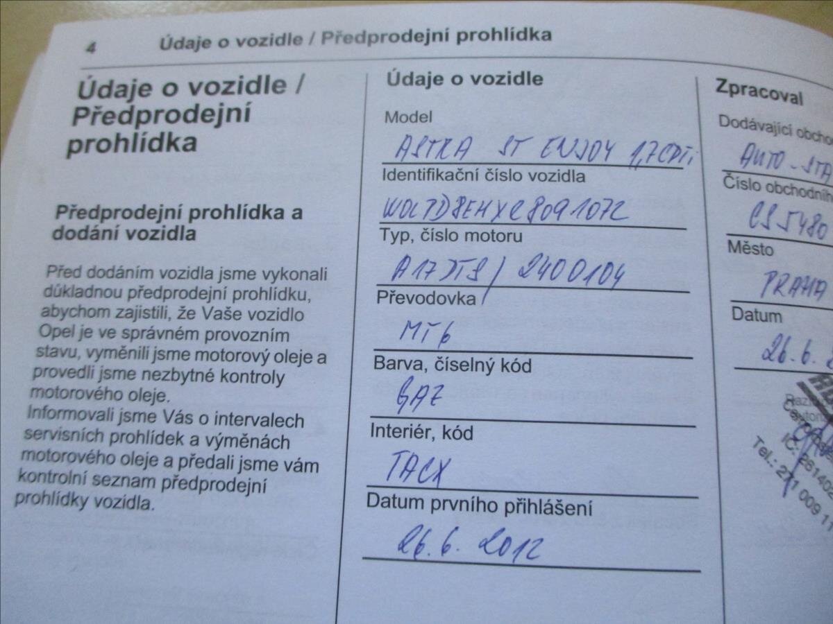 Opel Astra Kombi 1,7 l 96 kw