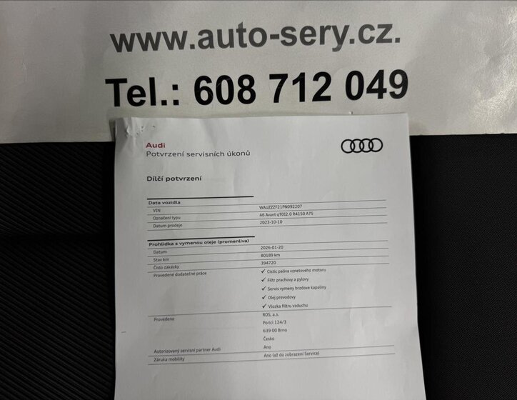 Audi A6 Kombi 2,0 l 150 kw
