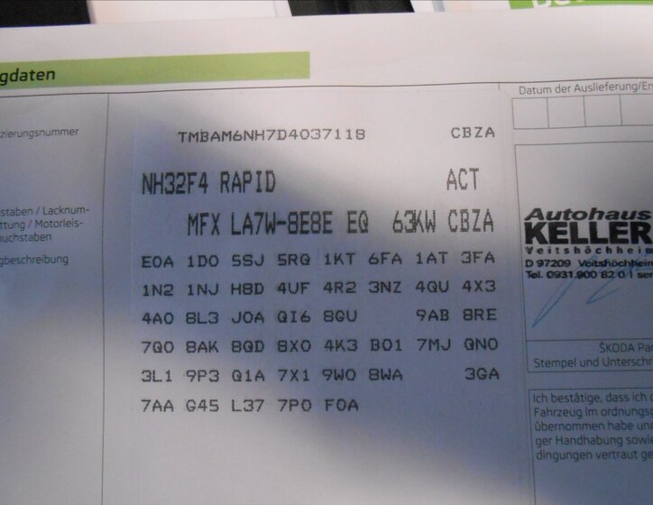 Škoda Rapid Hatchback 1,2 l 63 kw