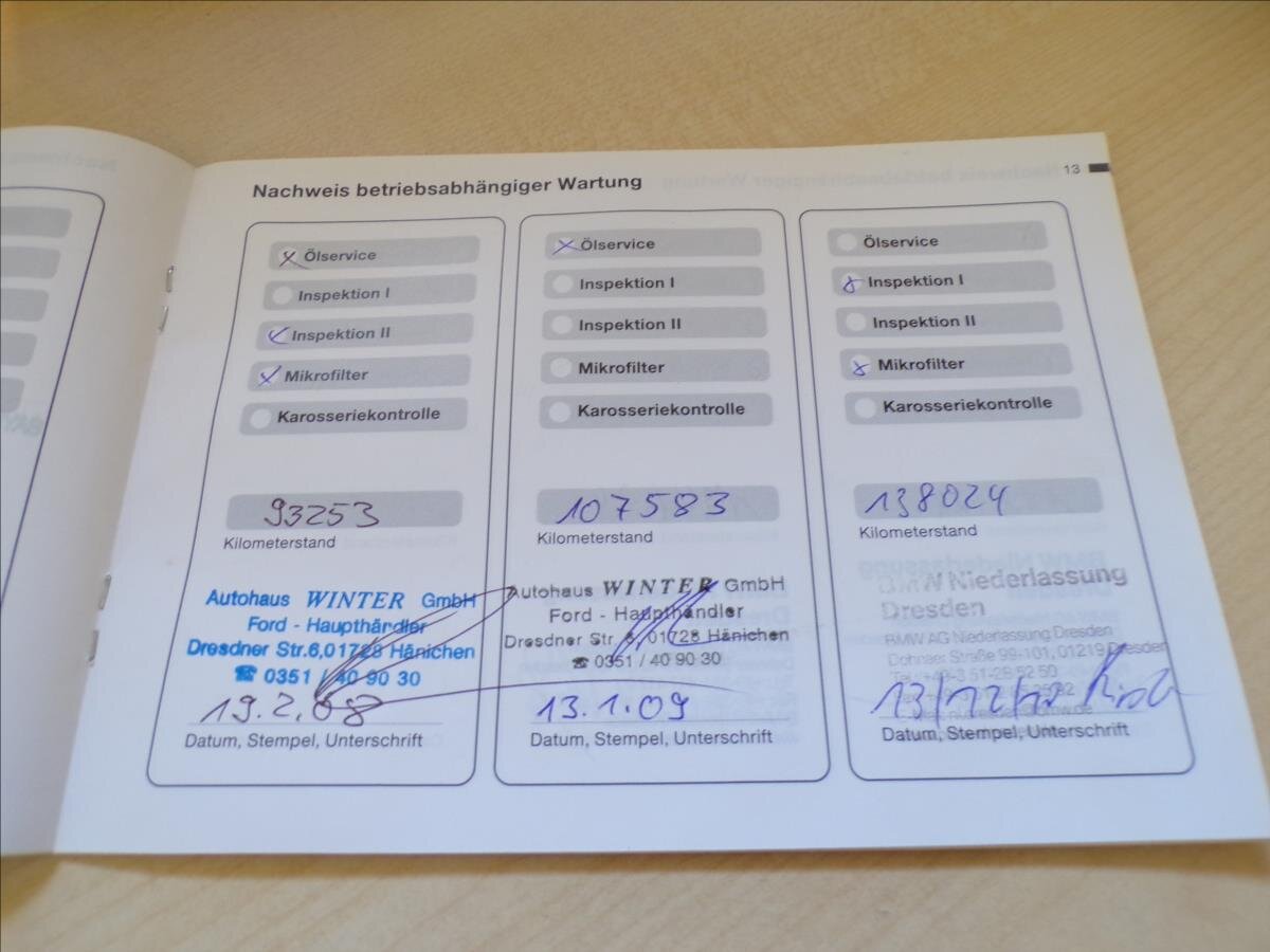 BMW Řada 5 Kombi 2,2 l 125 kw