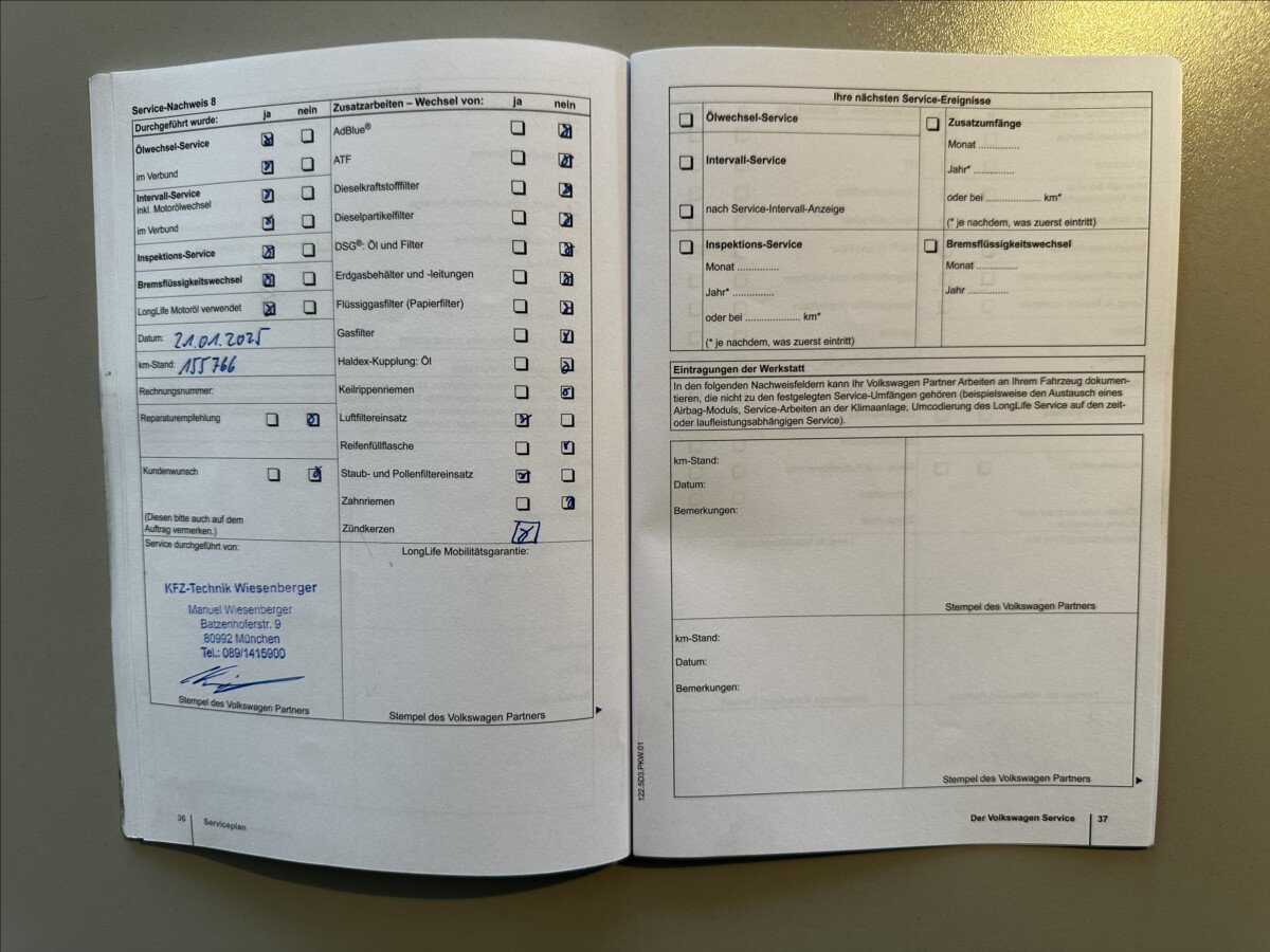 Volkswagen Touran MPV 1,2 l 77 kw