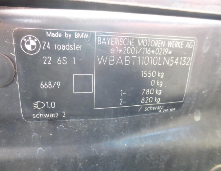 BMW Z4 Kabriolet 2,2 l 125 kw