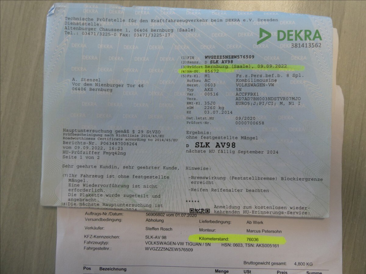 Volkswagen Tiguan SUV 2,0 l 103 kw