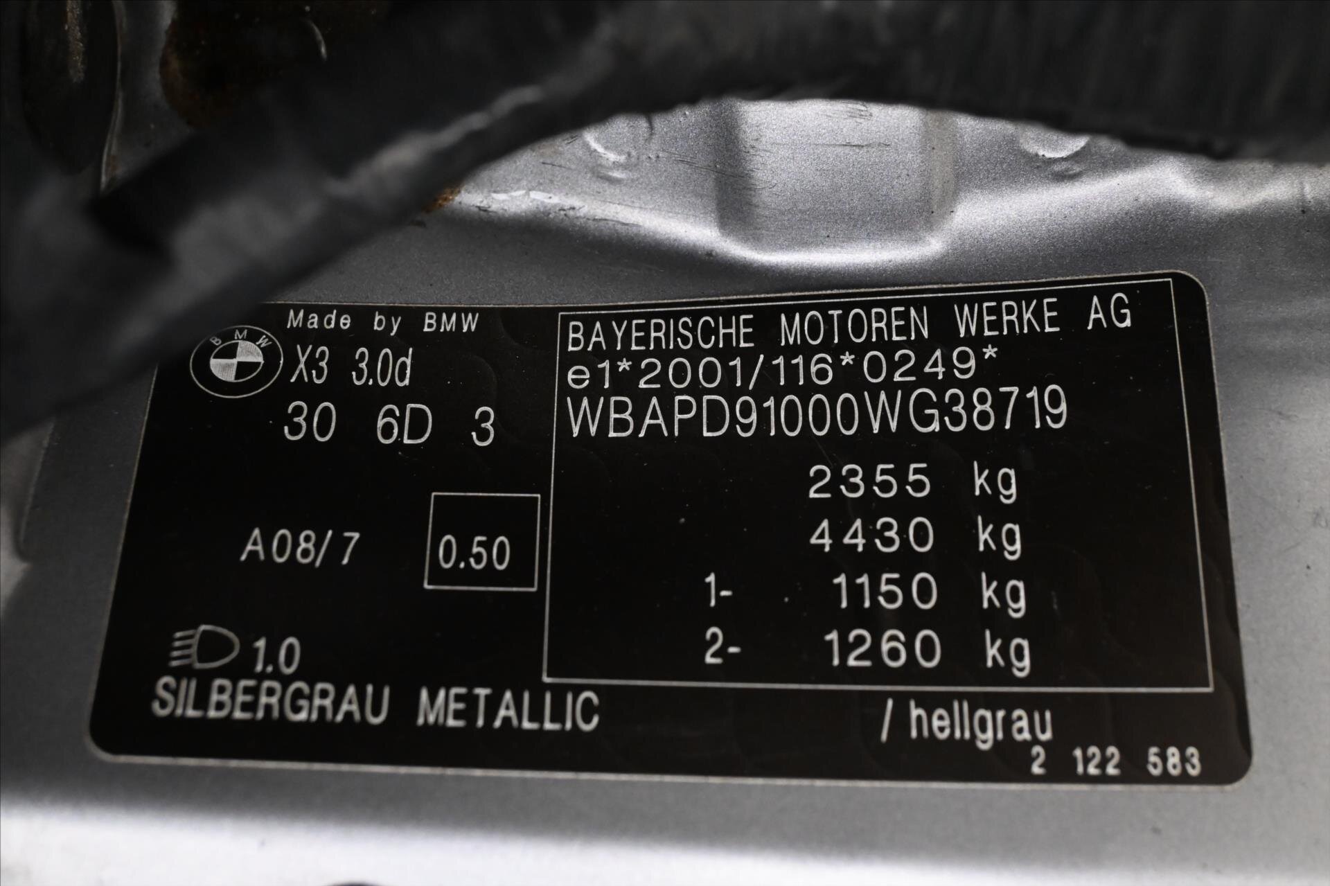 BMW X3 SUV 3,0 l 160 kw