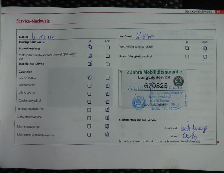 Škoda Octavia Kombi 1,8 l 118 kw