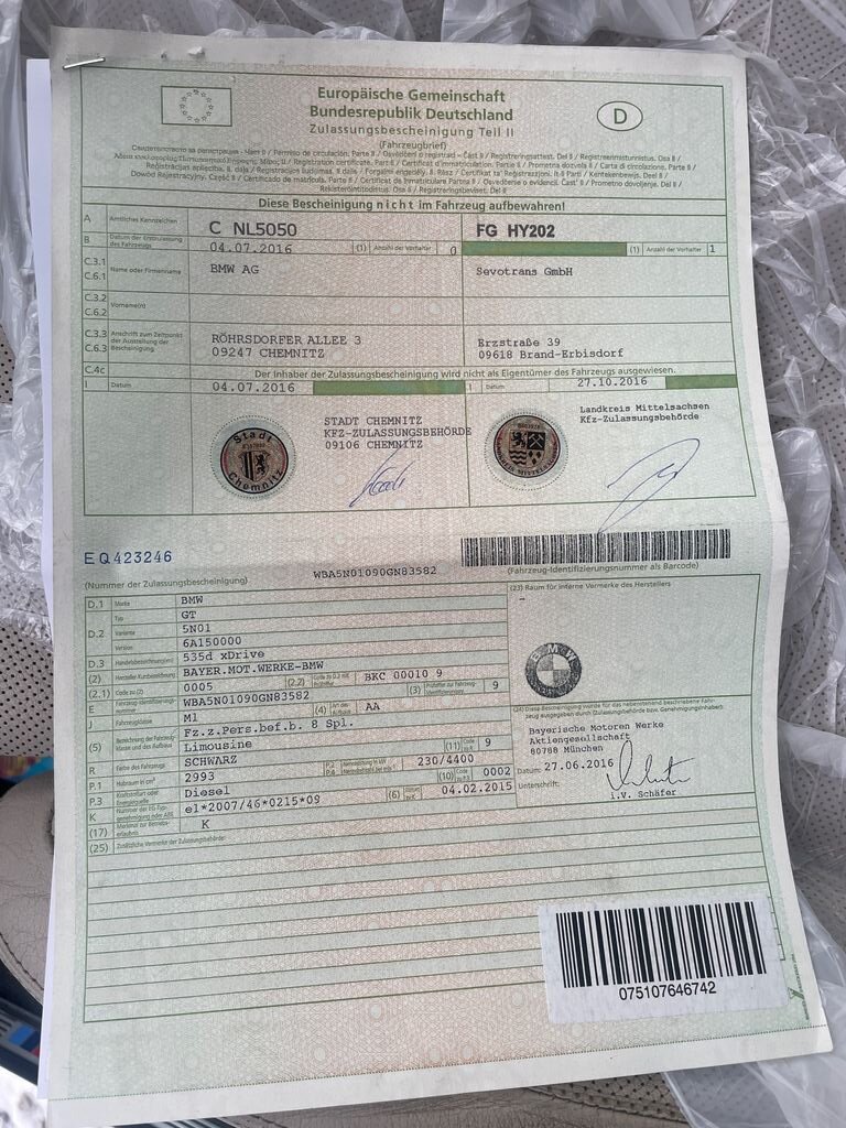 BMW Řada 5 Liftback 3,0 l 230 kw