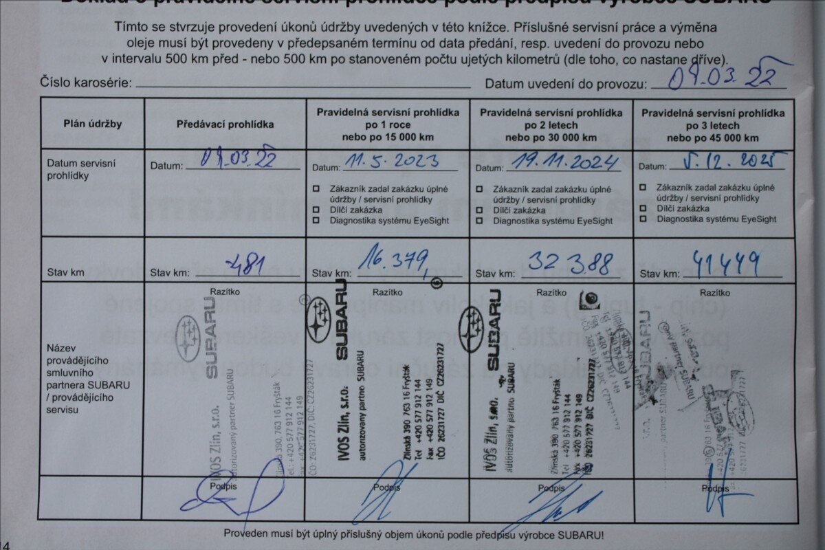 Subaru Forester SUV / Terénní 2,0 l 110 kw