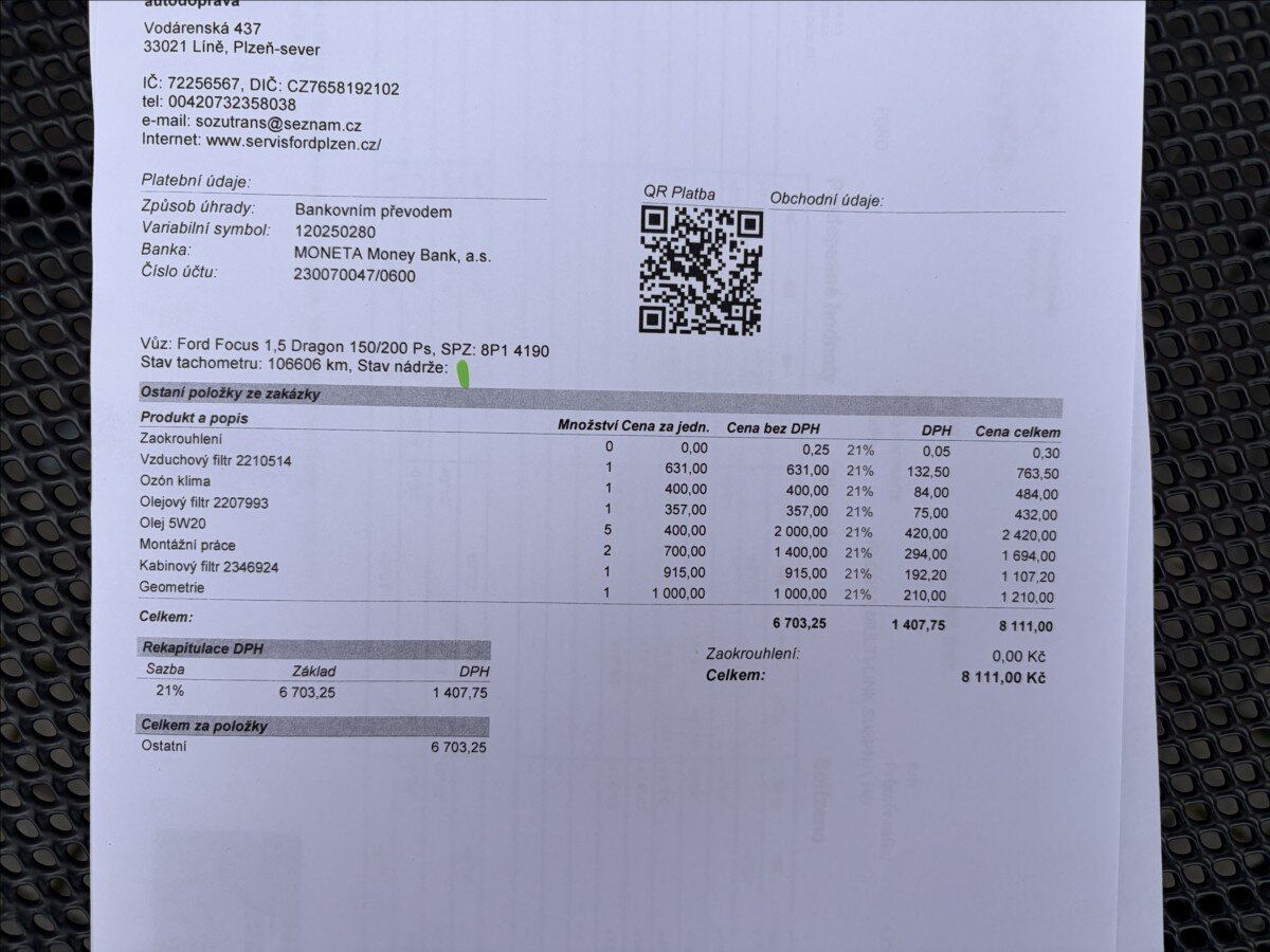 Ford Focus Kombi 1,5 l 110 kw