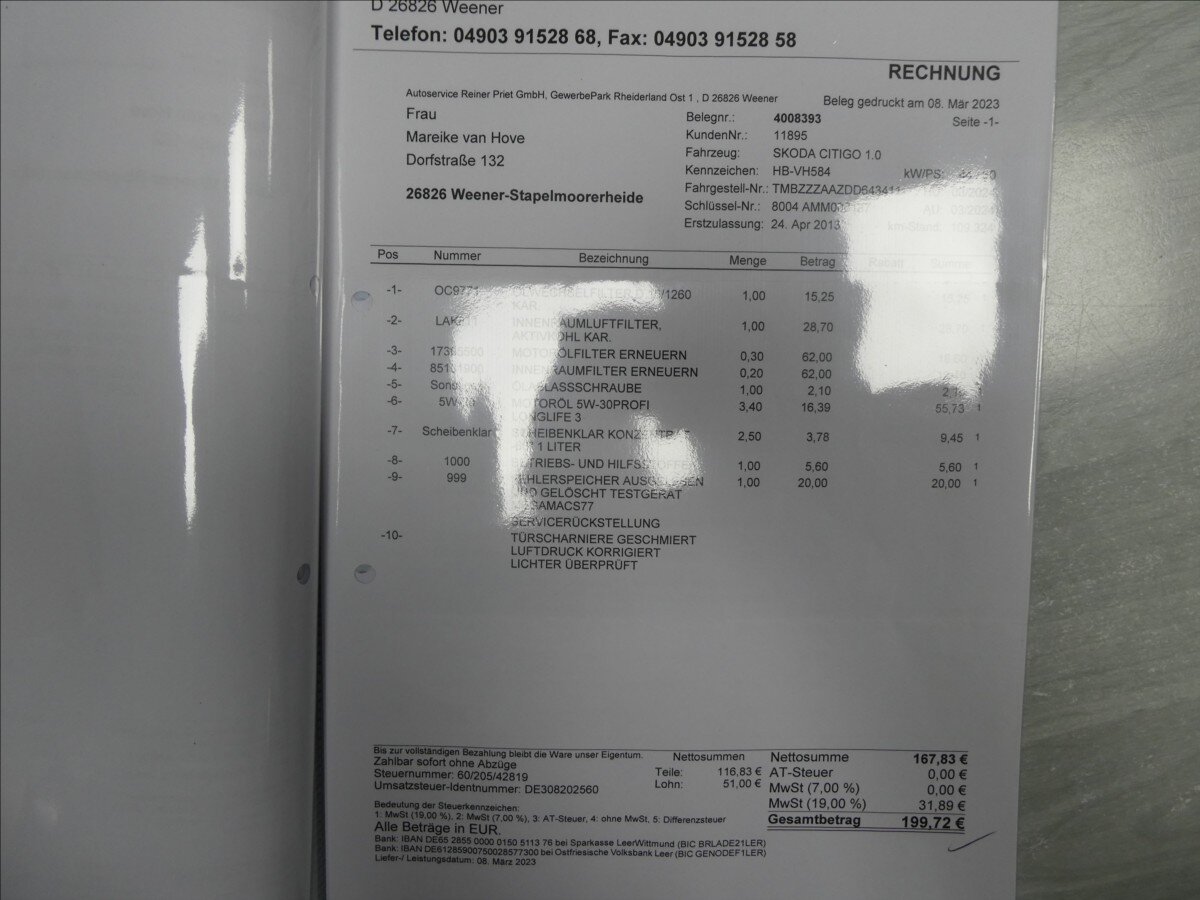 Škoda Citigo Hatchback 999,0 44 kw