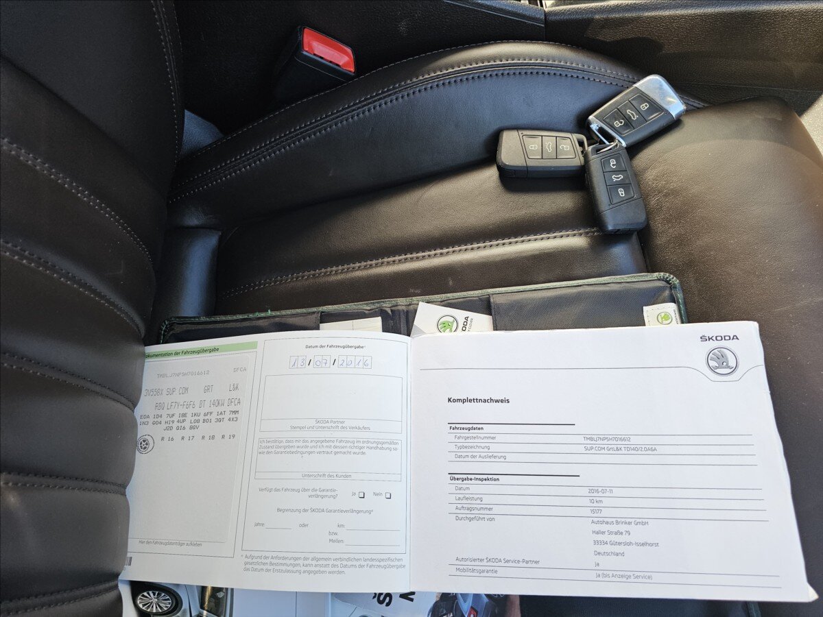 Škoda Superb Kombi 2,0 l 140 kw