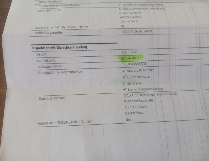 Škoda Rapid Hatchback 1,2 l 66 kw