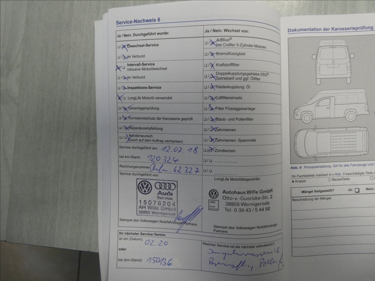 Volkswagen Caddy Kombi 1,6 l 75 kw