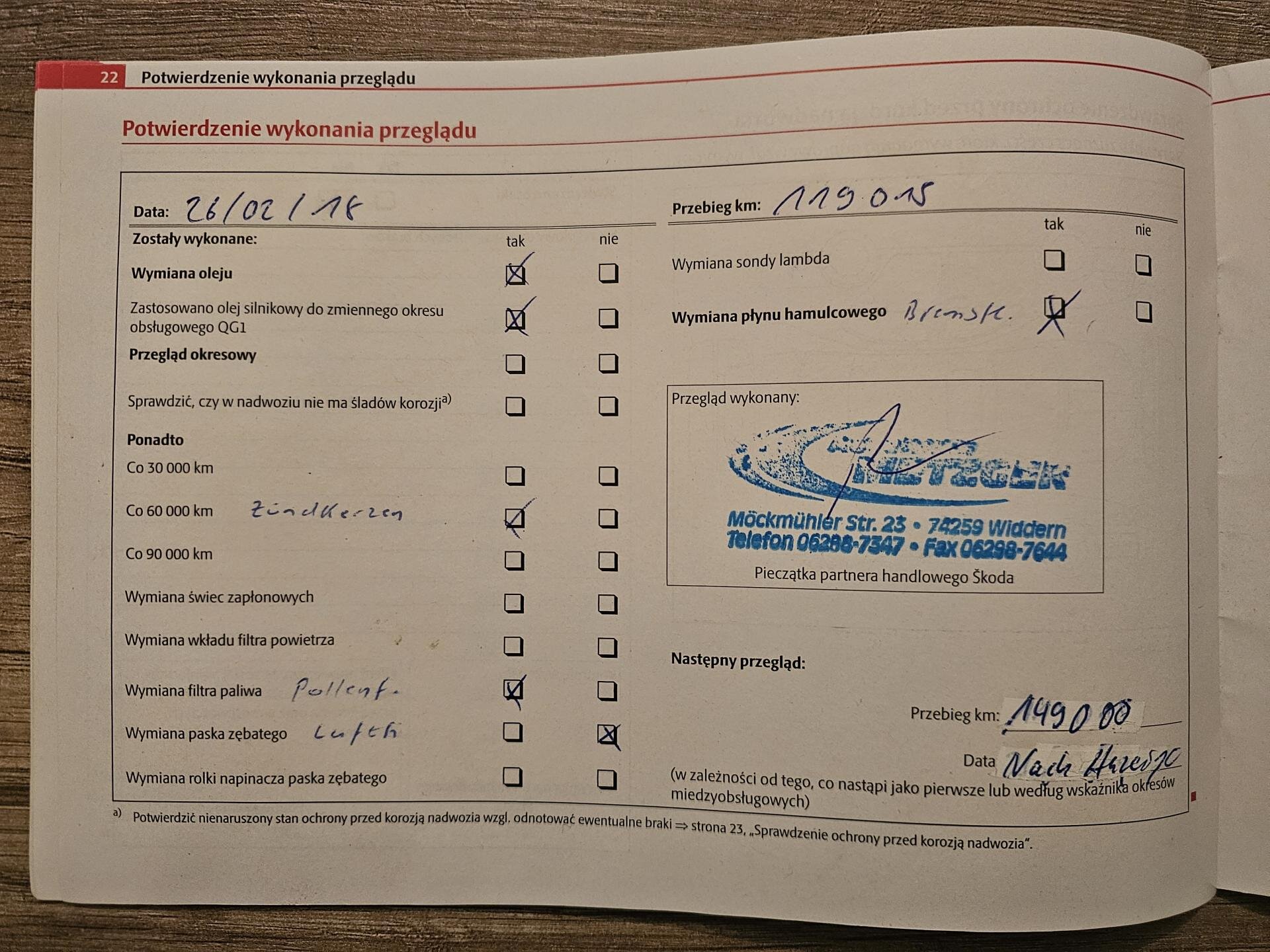 Škoda Octavia Kombi 1,4 l 90 kw