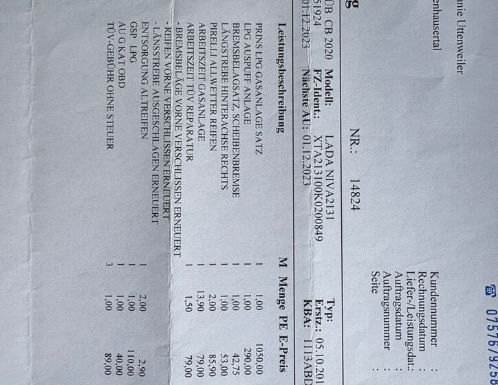 Lada Niva SUV 1,7 l 61 kw