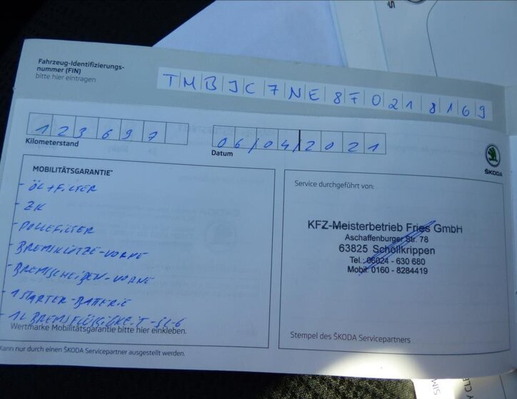 Škoda Octavia Kombi 1,4 l 103 kw