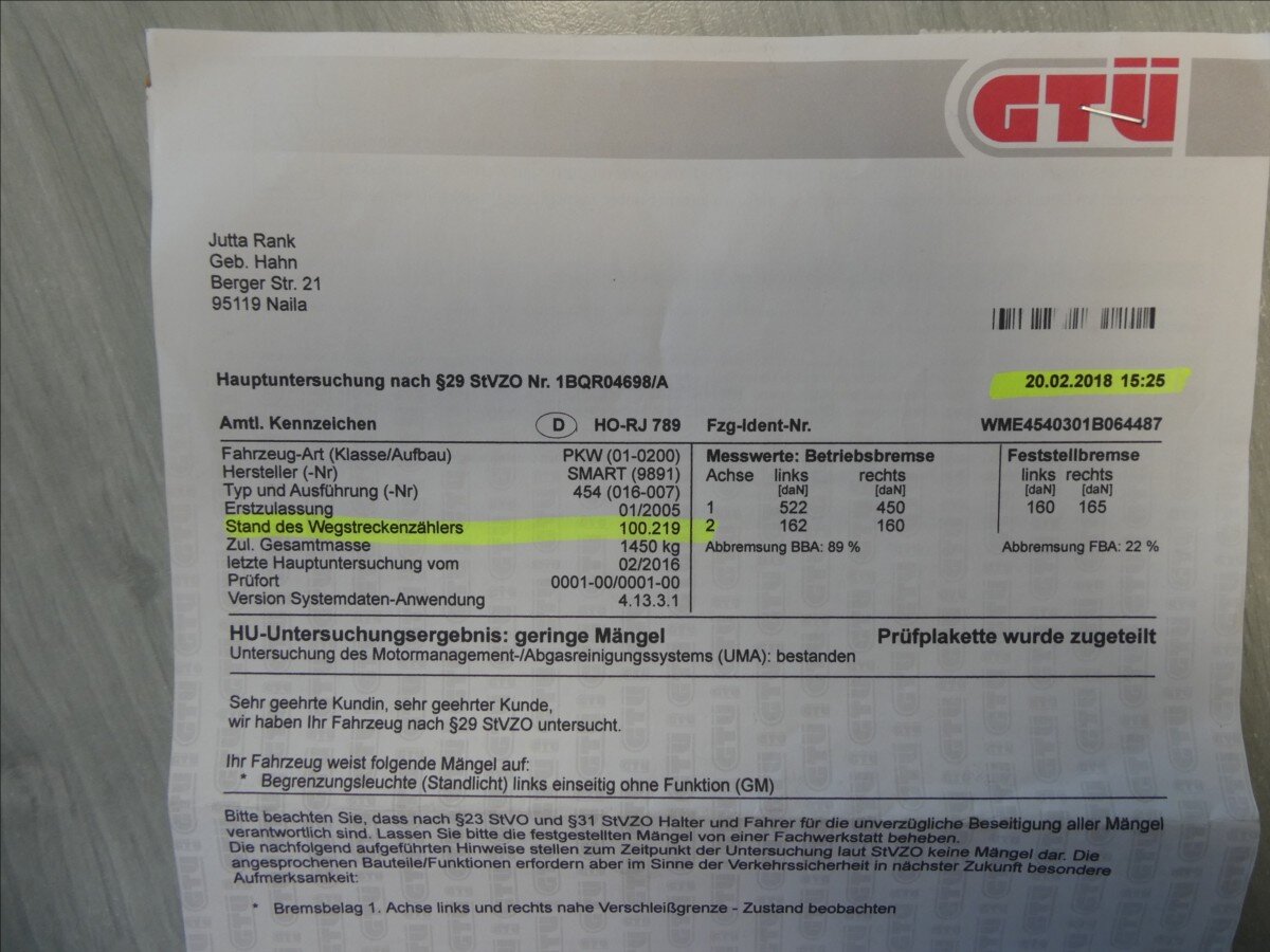 Smart Forfour Hatchback 1,1 l 55 kw