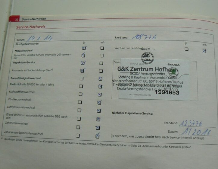 Škoda Octavia Kombi 1,6 l 77 kw