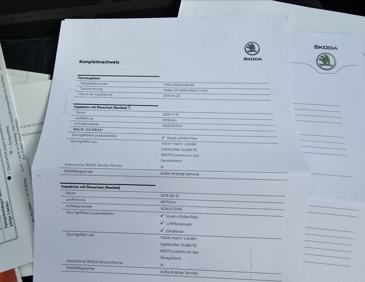 Škoda Fabia Kombi 1,4 l 63 kw