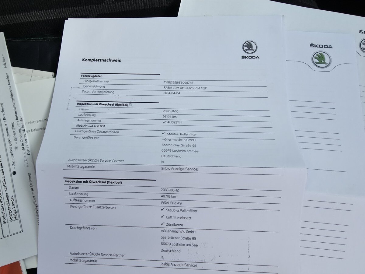 Škoda Fabia Kombi 1,4 l 63 kw