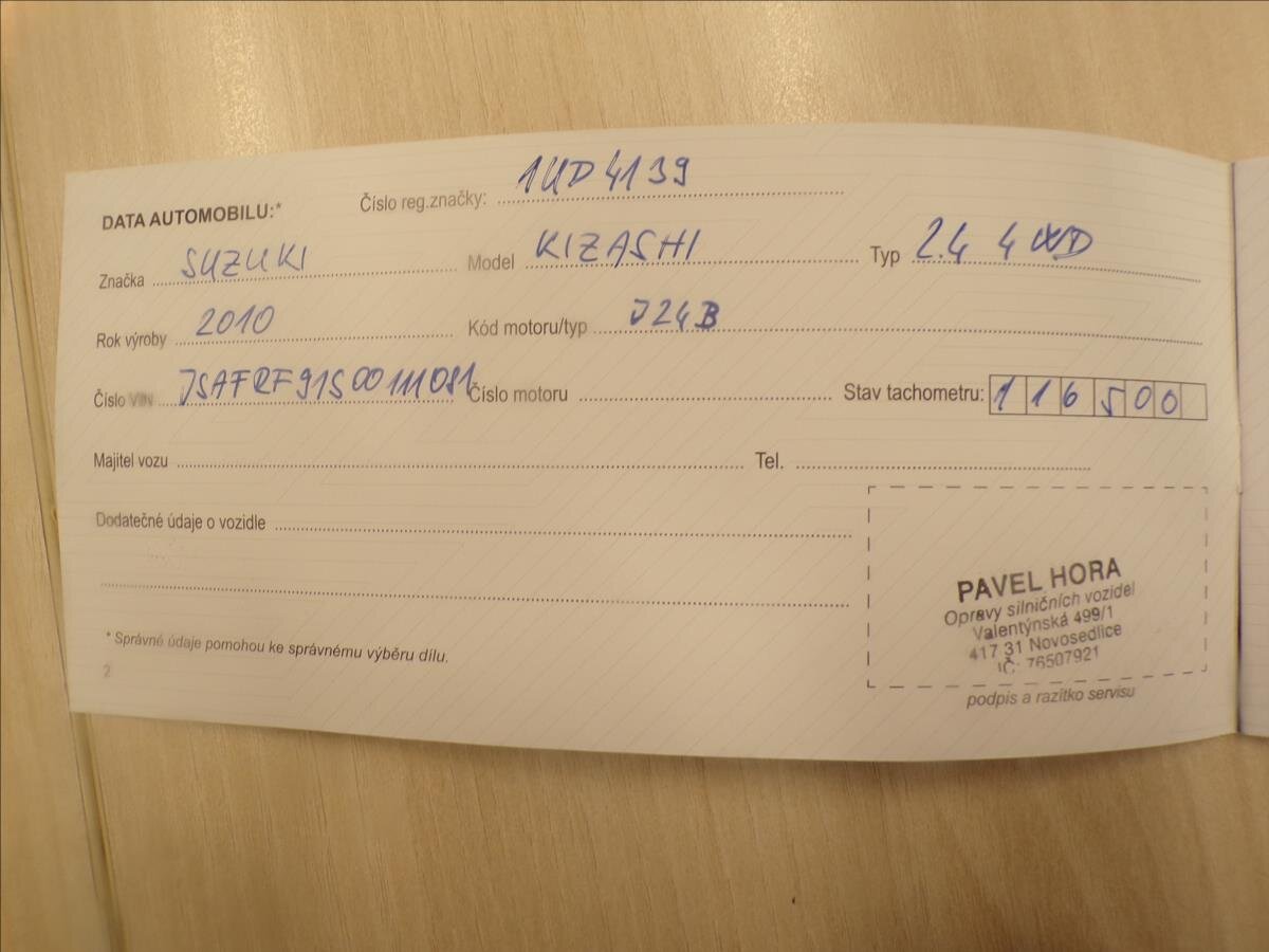 Suzuki Kizashi Sedan / Limuzína 2,4 l 131 kw