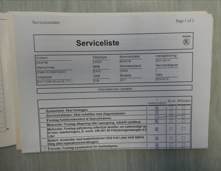 Škoda Octavia Kombi 1,6 l 77 kw