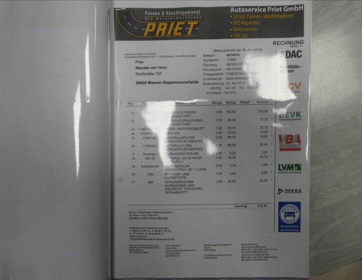 Škoda Citigo Hatchback 999,0 44 kw