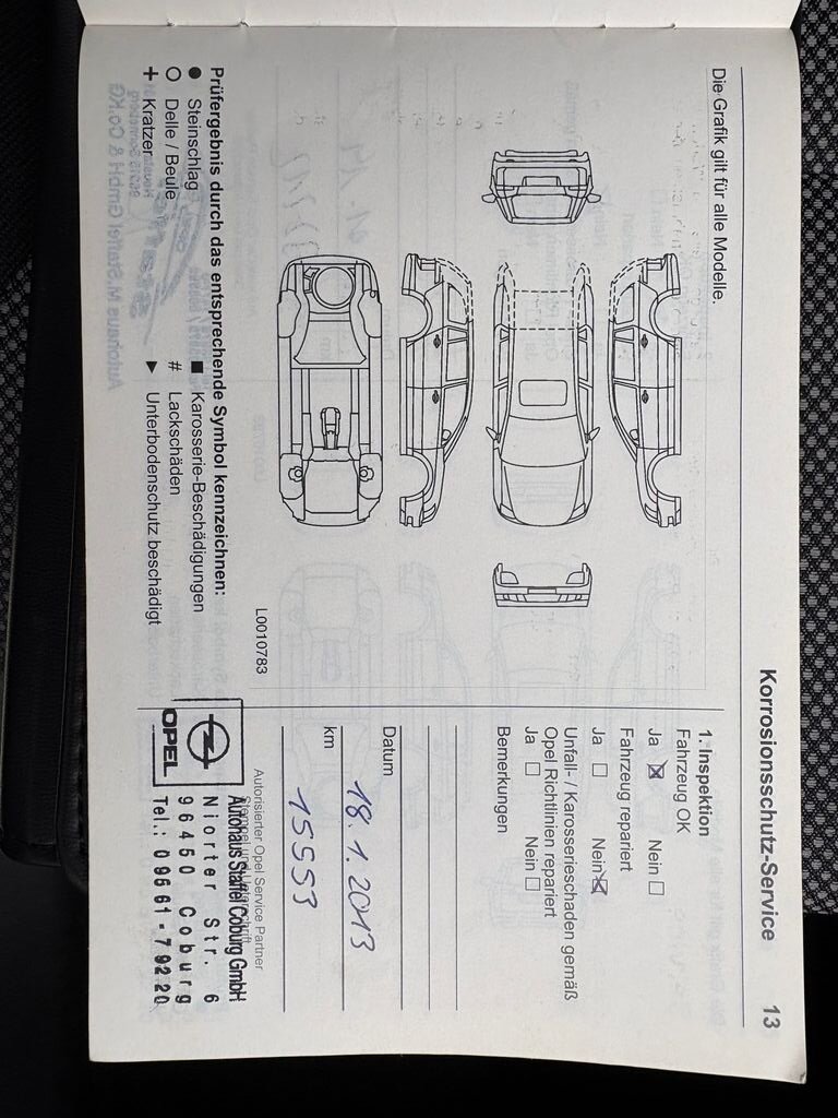 Opel Zafira MPV 1,6 l 110 kw