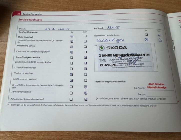 Škoda Superb Kombi 3,6 l 191 kw