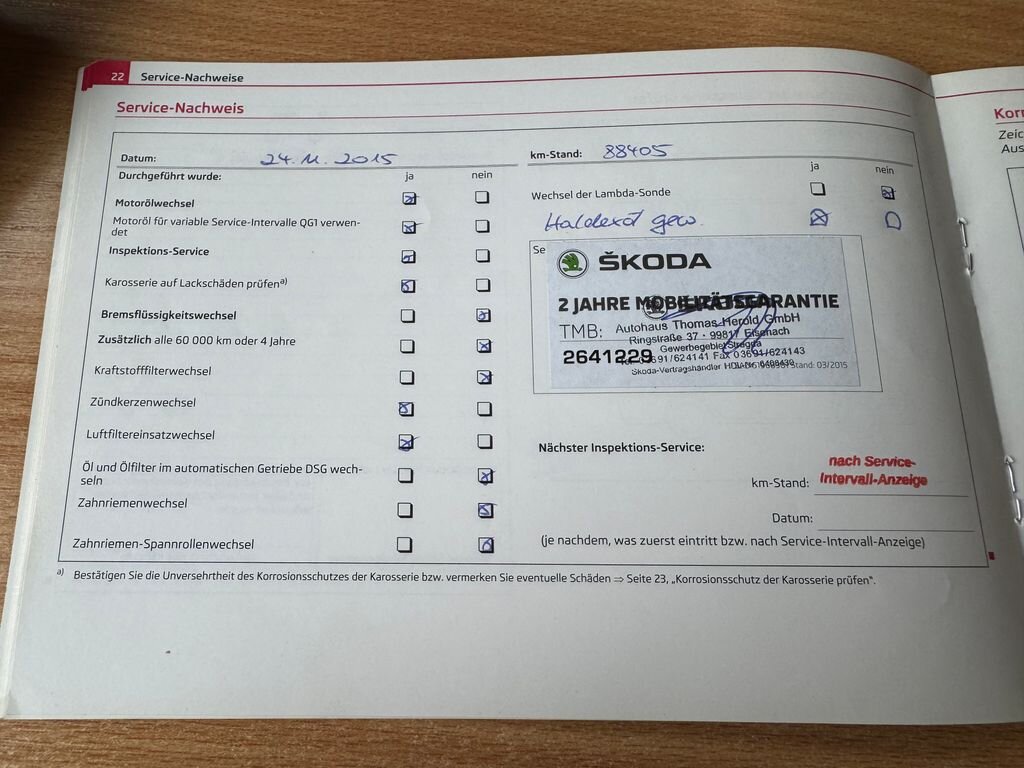 Škoda Superb Kombi 3,6 l 191 kw