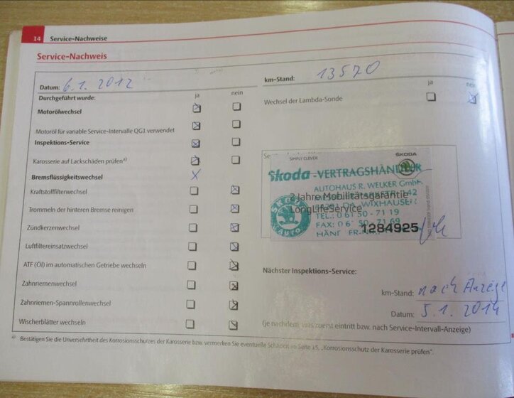 Škoda Fabia Hatchback 1,2 l 77 kw