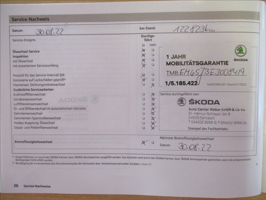 Škoda Fabia Hatchback 1,2 l 63 kw