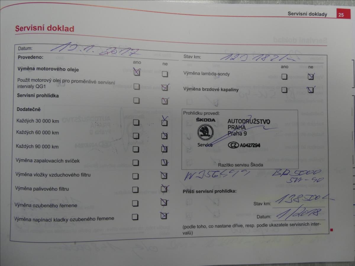 Škoda Octavia Liftback 1,6 l 75 kw