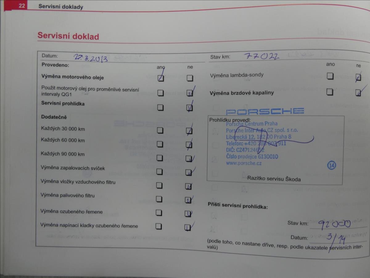 Škoda Octavia Liftback 1,6 l 75 kw