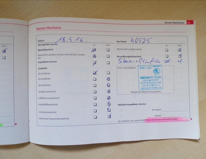 Škoda Fabia Kombi 1,6 l 77 kw