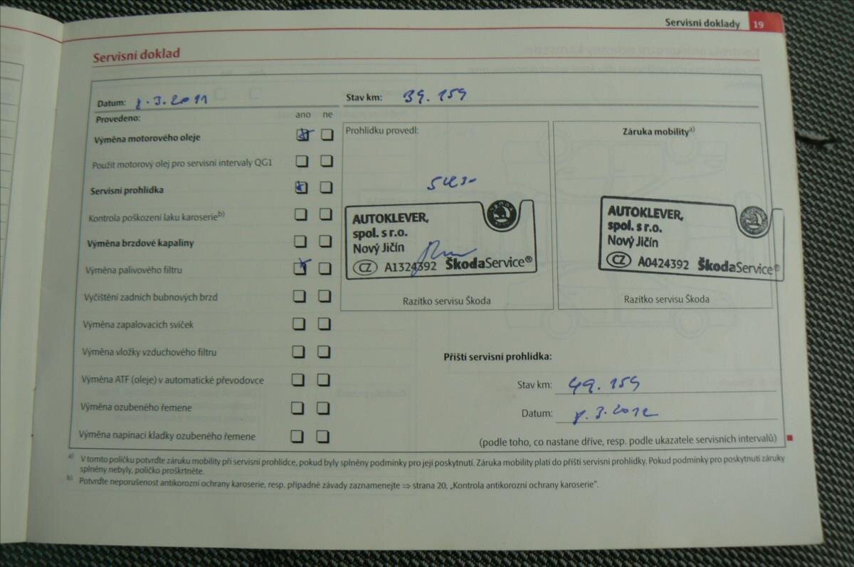 Škoda Fabia Kombi 1,6 l 55 kw