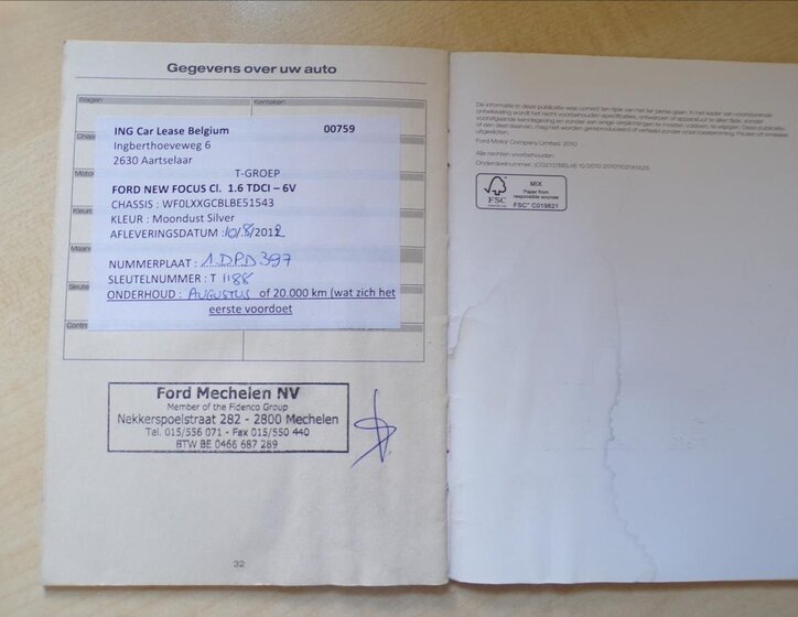 Ford Focus Kombi 1,6 l 70 kw