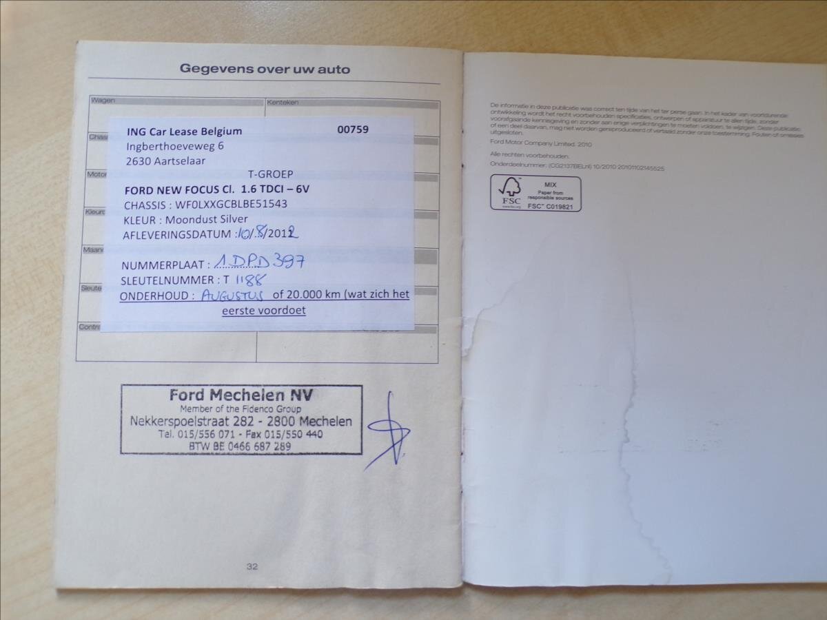 Ford Focus Kombi 1,6 l 70 kw