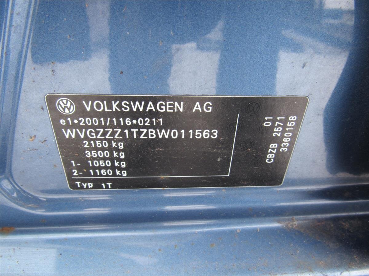 Volkswagen Touran Kombi 1,2 l 77 kw