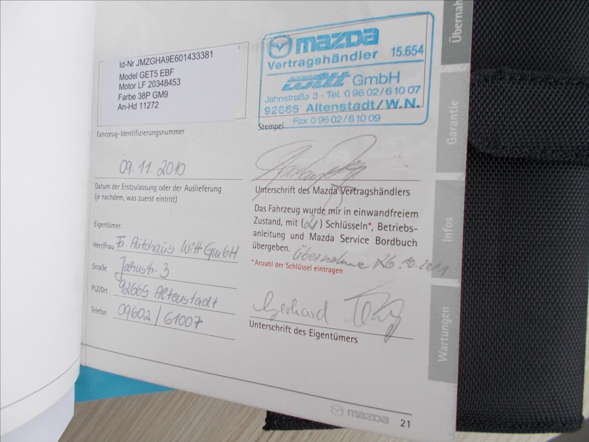 Mazda 6 Kombi 2,0 l 114 kw