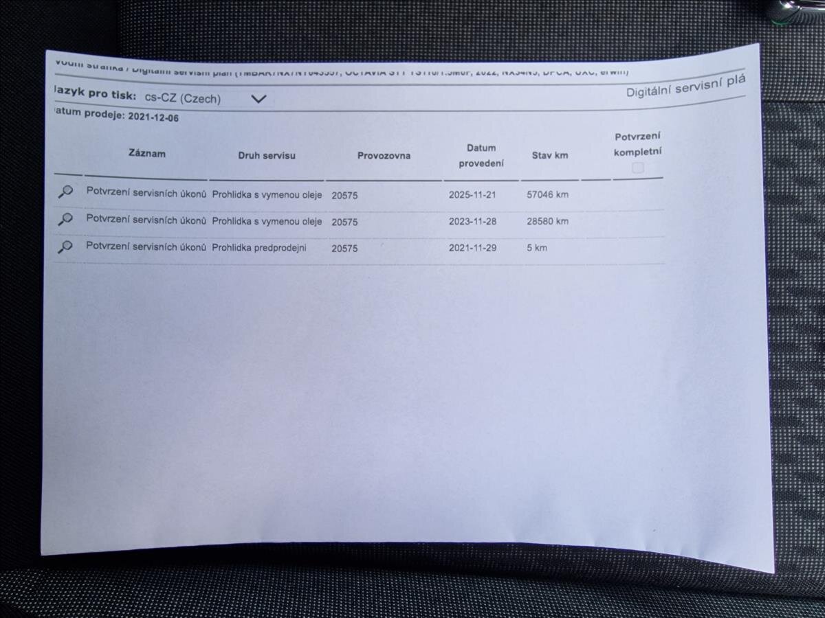 Škoda Octavia Sedan 1,5 l 110 kw