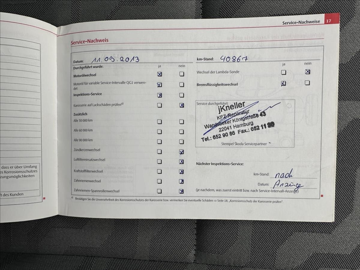 Škoda Fabia Hatchback 1,4 l 63 kw