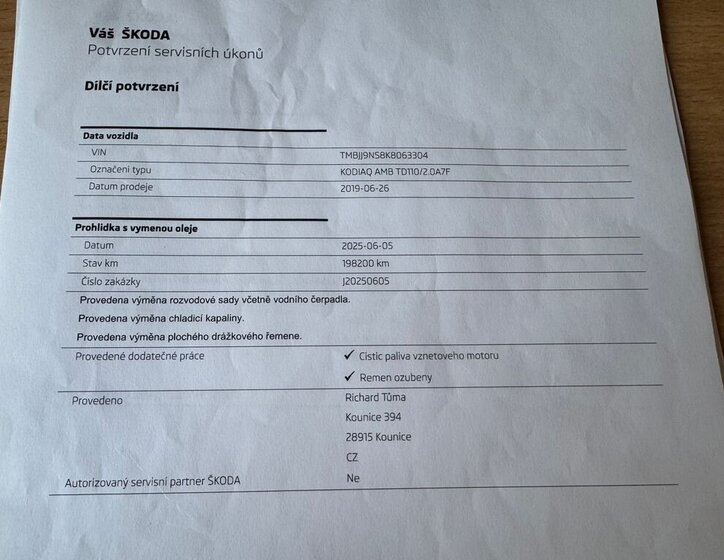 Škoda Kodiaq SUV / Terénní 2,0 l 110 kw