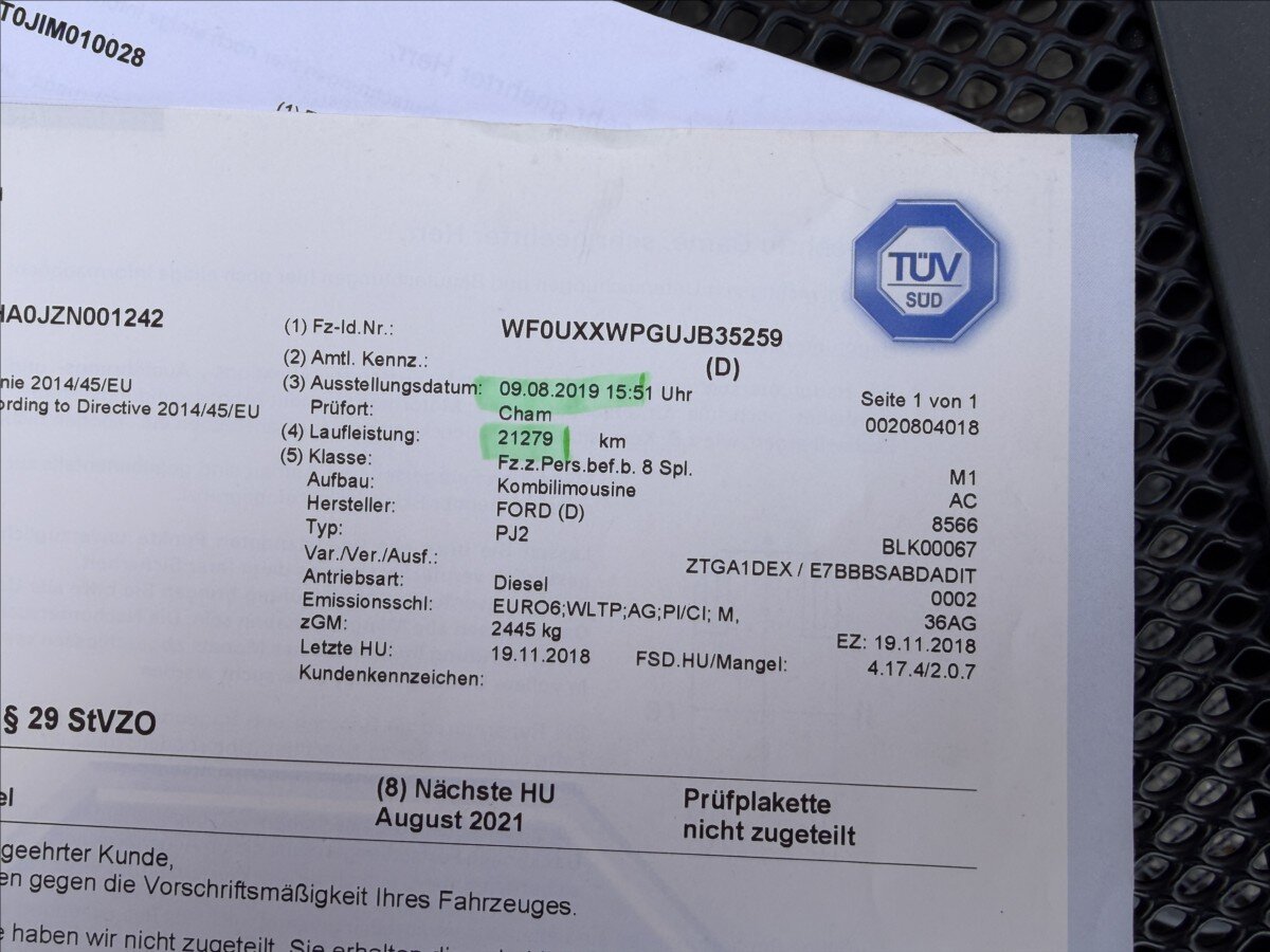 Ford Tourneo Connect Kombi 1,5 l 88 kw