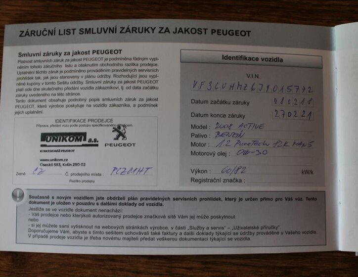 Peugeot 2008 SUV / Terénní 1,2 l 60 kw