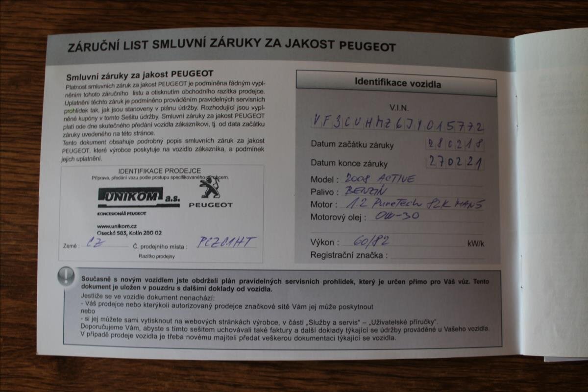 Peugeot 2008 SUV / Terénní 1,2 l 60 kw