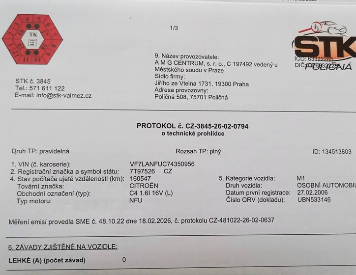 Citroën C4 Kupé 1,6 l 80 kw