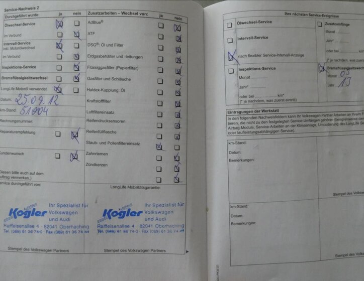 Volkswagen Touran MPV 2,0 l 103 kw