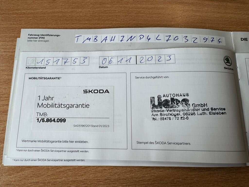 Škoda Superb Liftback 2,0 l 110 kw