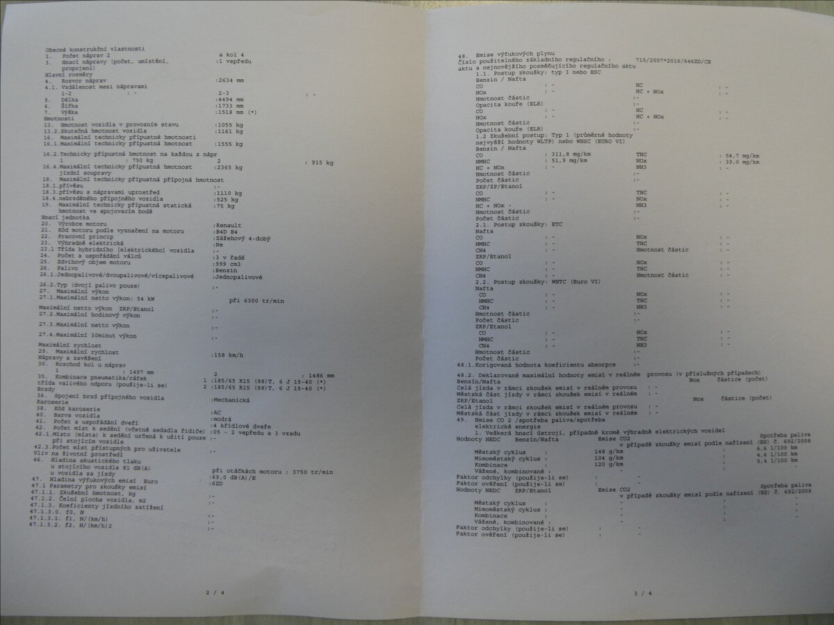 Dacia Logan Kombi 999,0 54 kw