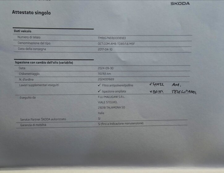 Škoda Octavia Kombi 1,6 l 85 kw